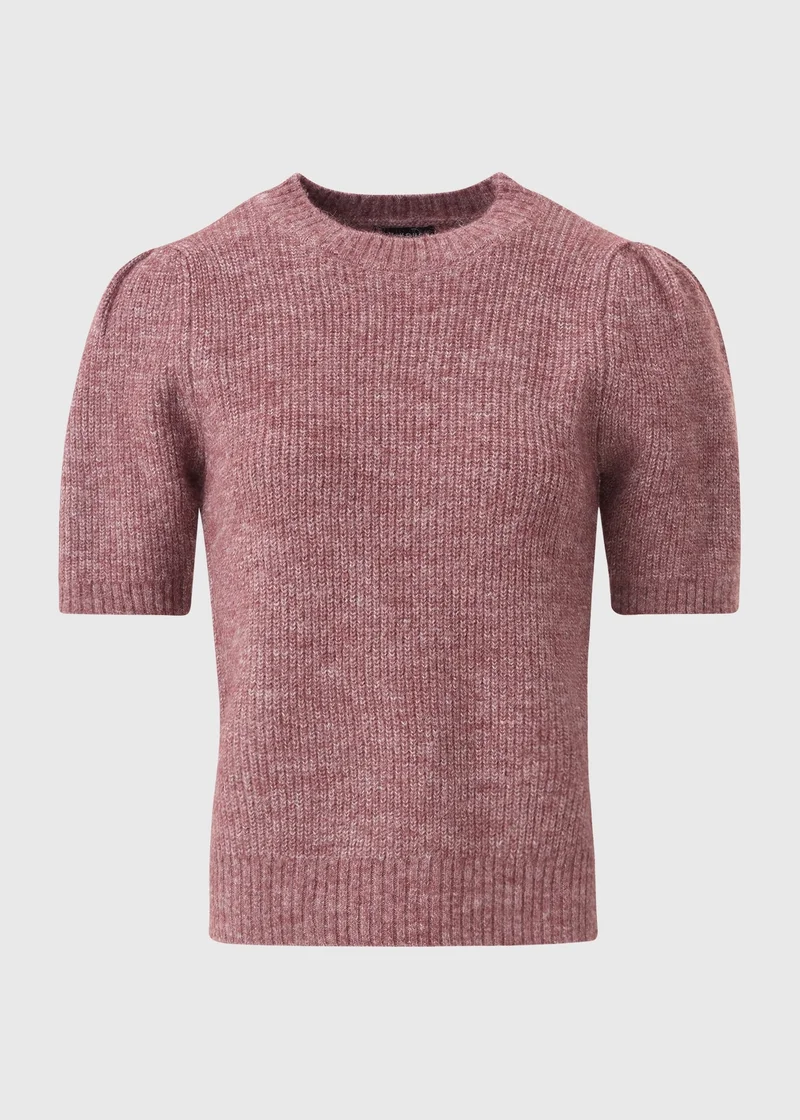 ماتلان Et Vous Mauve Fluffy Knit Jumper