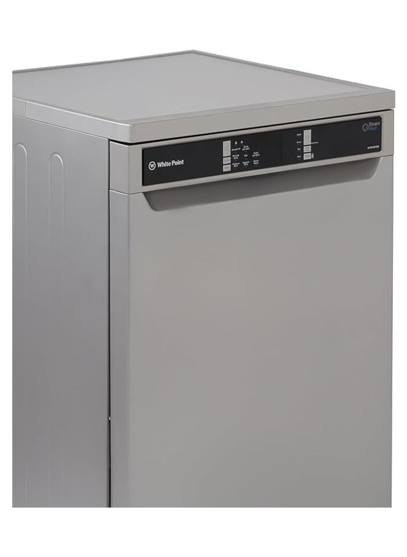 WhitePoint Dishwasher 14 Person,8 Programs,Silver,WPD148HDS  - Image 3
