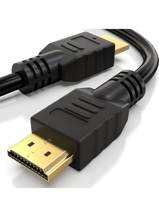 LEDIN 4K HDMI Cable 2.0 High-Speed 18Gbps, Ultra HD 4K@60Hz HDMI to HDMI Braided Cord Compatible with PS5, Xbox, Switch, MacBook, TV, Laptop, PC(25 Meter) - Image 2