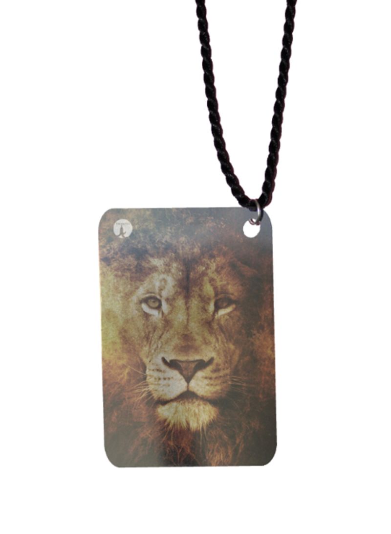 RKN معلق مرآة السيارة بطباعة أسد - Image 2