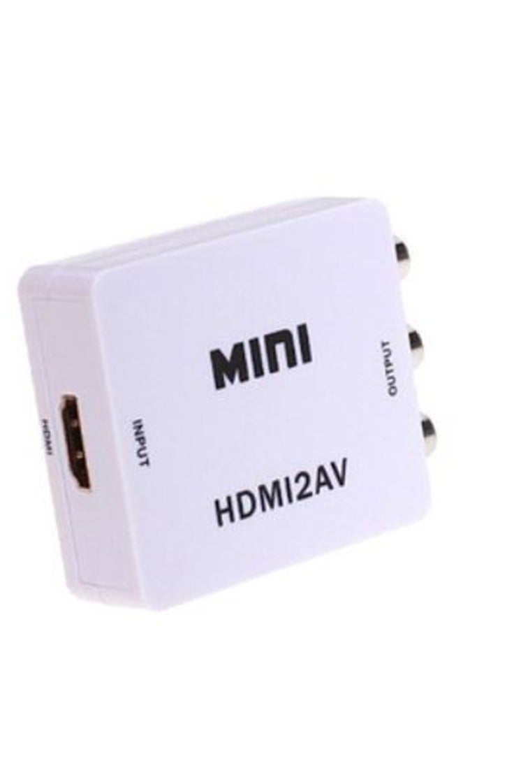 1080P Converter Adapter Connector HDMI To AV Composite CVBS S-Video RCA NTSC PAL - Image 1