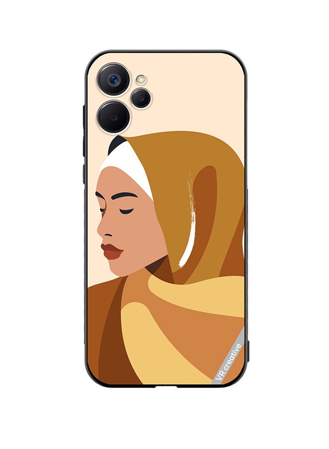 VR CREATIVE Protective Case Cover For Realme 9i 5G Cartoon Woman Shape Design Multicolour - Image 1