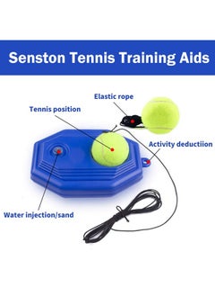 Senston Tennis Training Ball Tennis Trainer Rebound Ball Tennis Trainer Devices Trainer Base + 2 Training Ball  - Image 3