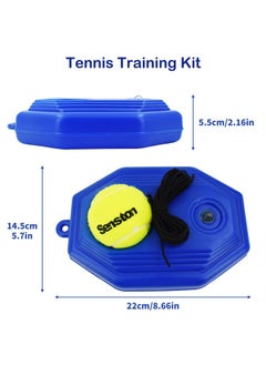 Senston Tennis Training Ball Tennis Trainer Rebound Ball Tennis Trainer Devices Trainer Base + 2 Training Ball  - Image 2