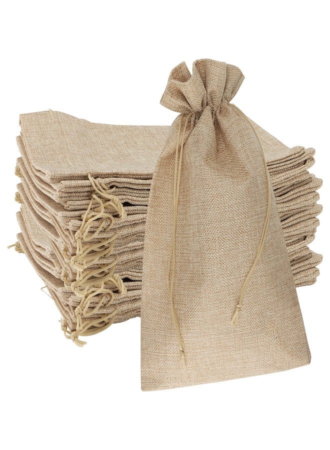 MOUYAT 30 PCS 8 x 12 Inch Burlap Bags with Drawstring, Reusable Burlap Drawstring Gift Bags, Party Favor Sacks Bulk for Wedding Party Christmas Birthday Presents Snacks Jewelry Kitchen Storage - Image 1