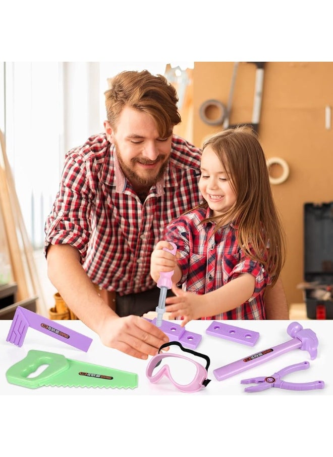 EP EXERCISE N PLAY Kids Tool Set with Toy Drill and Tool Box, Pretend Play Construction Tools Toy Gifts for Toddlers Girls Kids Aged 3 4 5 6 7  - Image 4