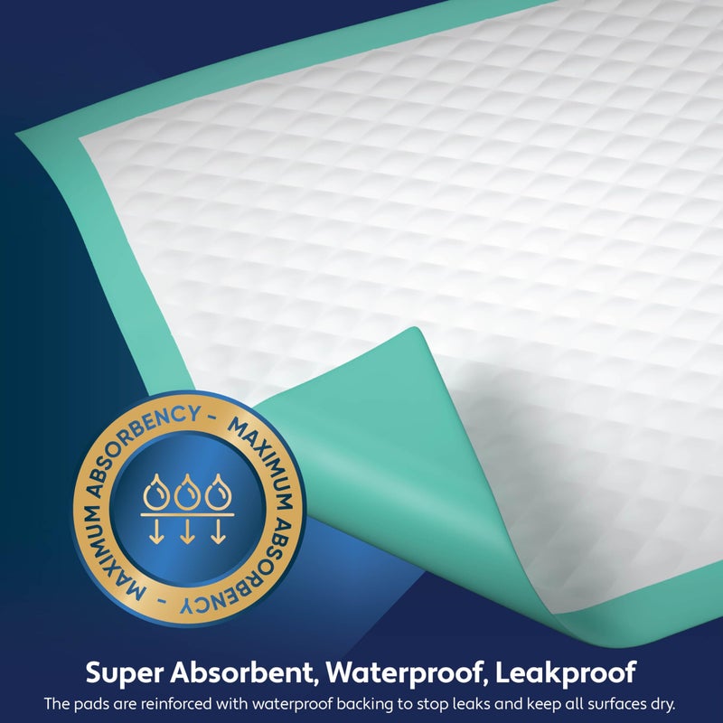Munfix 50 Pack Disposable Bed Pads 36 X 36 Inches, Super Absorbent Extra Large Incontinence Underpads, 125 Gram Heavy Duty Ultra Absorbency Medical Chux, Baby Changing Pad, Dog Puppy Pet Training Pee Pad - Image 4