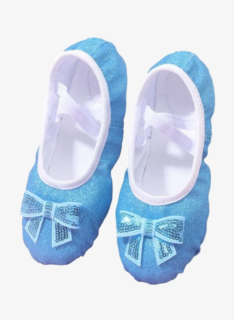 Onesports Sparkle Blue Ballet Shoes