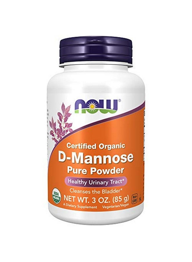 now Supplements Dmannose Powder Nongmo Project Verified Healthy Urinary Tract* 3Ounce - Image 1