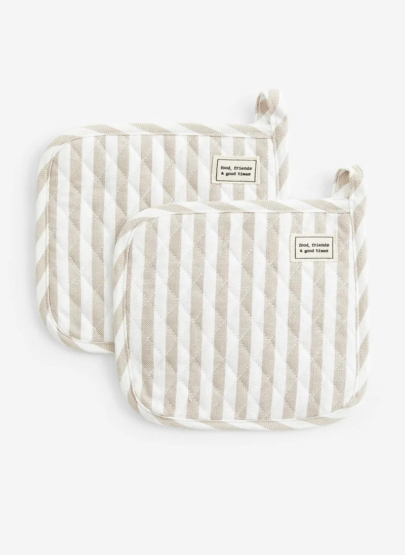 H&M 2-Pack Linen-Blend Pot Holders