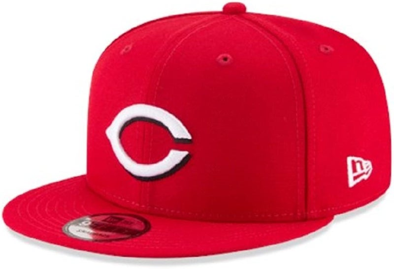 نيو ايرا قبعة New Era للجنسين البالغين MLB 9Fifty Team Color الأساسي بشعار أساسي قابل للتعديل مقاس واحد يناسب الجميع - Cincinnati Reds Red - Image 1