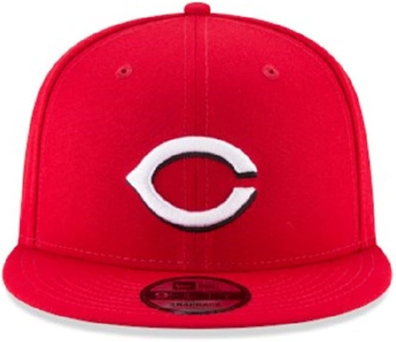 نيو ايرا قبعة New Era للجنسين البالغين MLB 9Fifty Team Color الأساسي بشعار أساسي قابل للتعديل مقاس واحد يناسب الجميع - Cincinnati Reds Red - Image 2