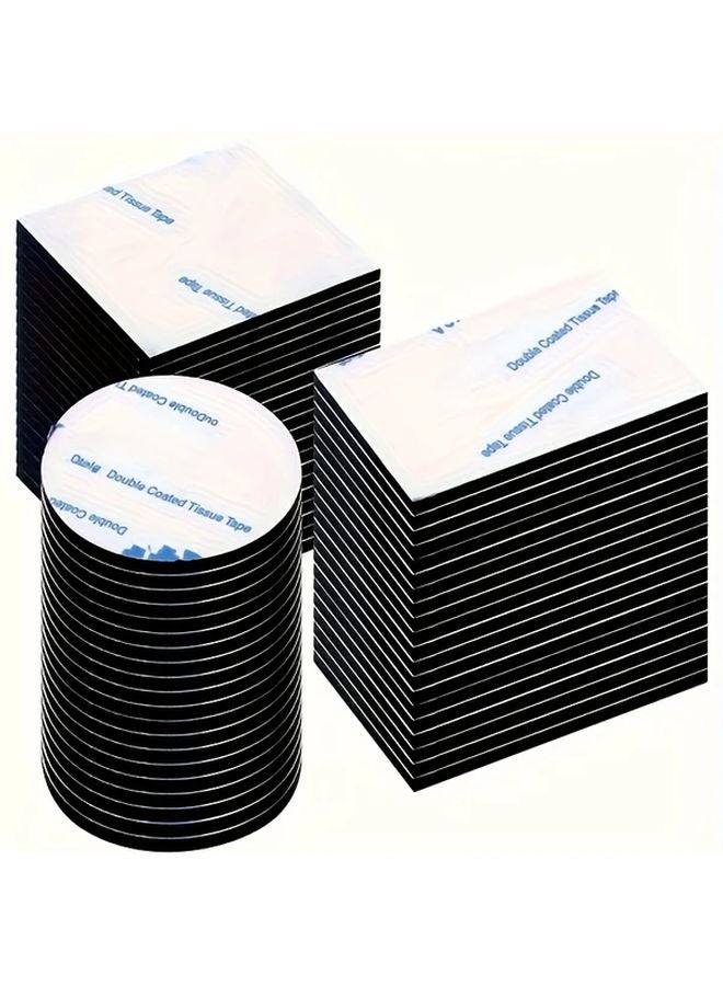 60pcs Black Double Sided Foam Tape Super Strong Mounting For Walls Doors Crafts - Image 2