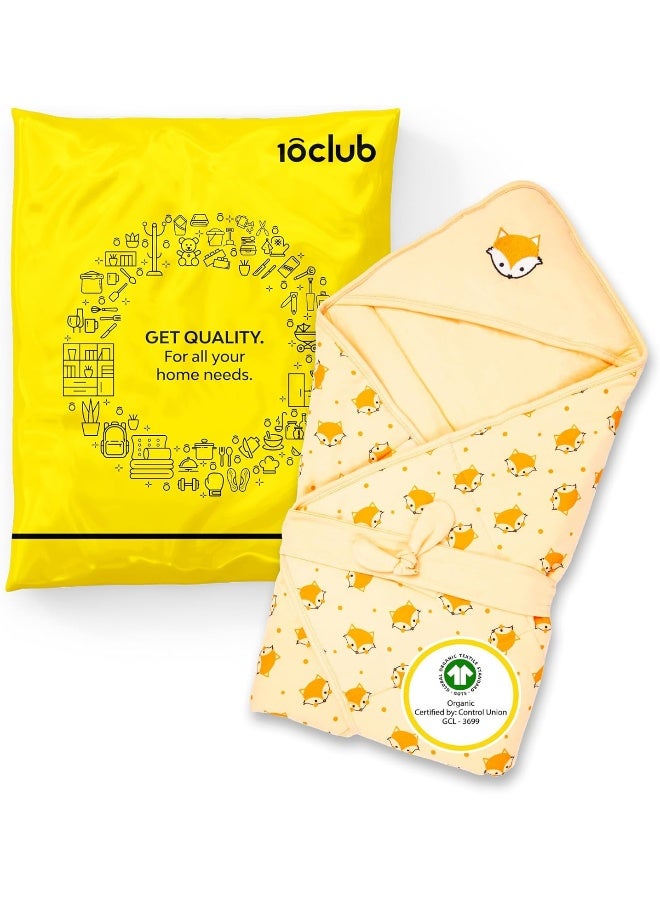 ماي نيو بون غطاء بطانية للأطفال بغطاء للرأس 3 في 1 من 10CLUB ماي نيوبورن من 10CLUB - Image 1