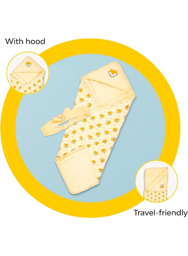 ماي نيو بون غطاء بطانية للأطفال بغطاء للرأس 3 في 1 من 10CLUB ماي نيوبورن من 10CLUB - Image 4