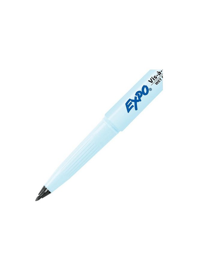 Expo EXPO Visa Vis Wet Erase Markers, Fine Point, Black, 12-Pack, Ideal for Classroom and Homeschool Use  - Image 4