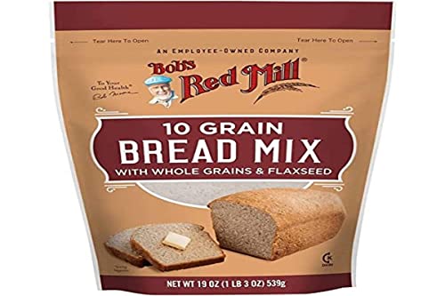 Bob's Red Mill 10 Grain Bread Mix with Whole Grains & Flaxseed, 19 oz (539 g), Bob's Red Mill - Image 4