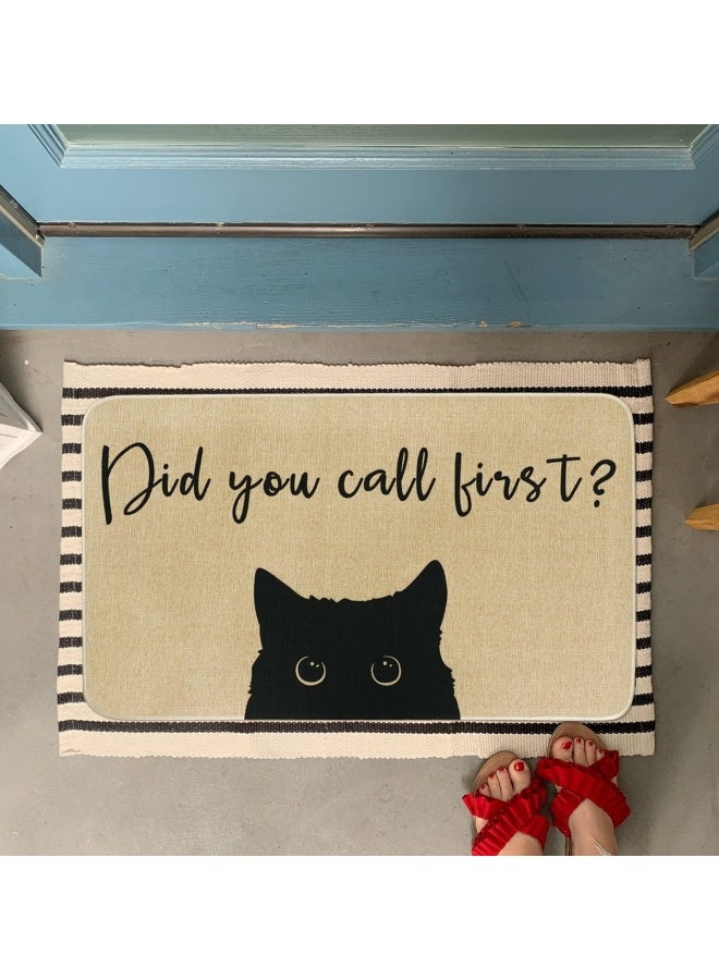 WAOKN Humor Fun Door Mat, Fun Foot Mat for Exterior Entrance, Welcome Mat Outdoor Fun Welcome Mat with Non Slip Rubber Backing Front Door Indoor Entrance Porch 50X80 CM  - Image 5