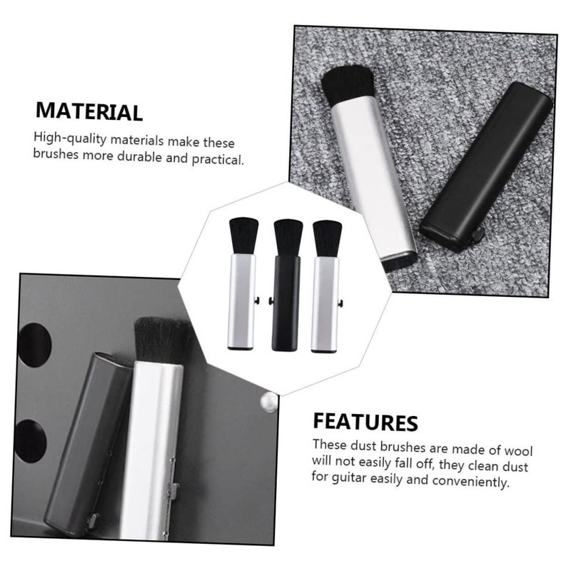 6Pcs Telescopic Cleaning Brush Set For Guitar Ukulele Piano Dust Removal - Image 3
