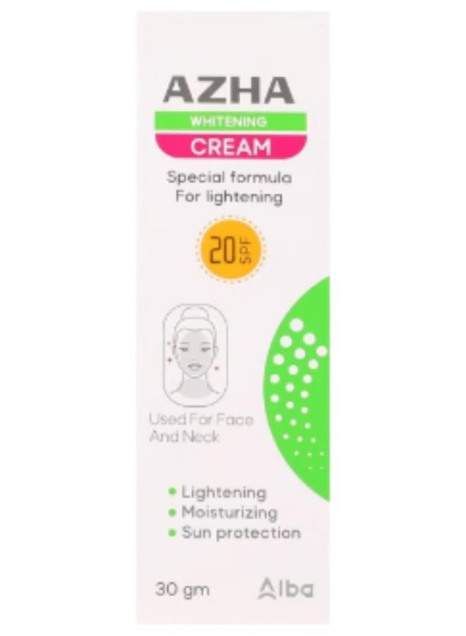 أزهى كريم تبييض بعامل حماية 20 من الشمس 30 جرام. - Image 2