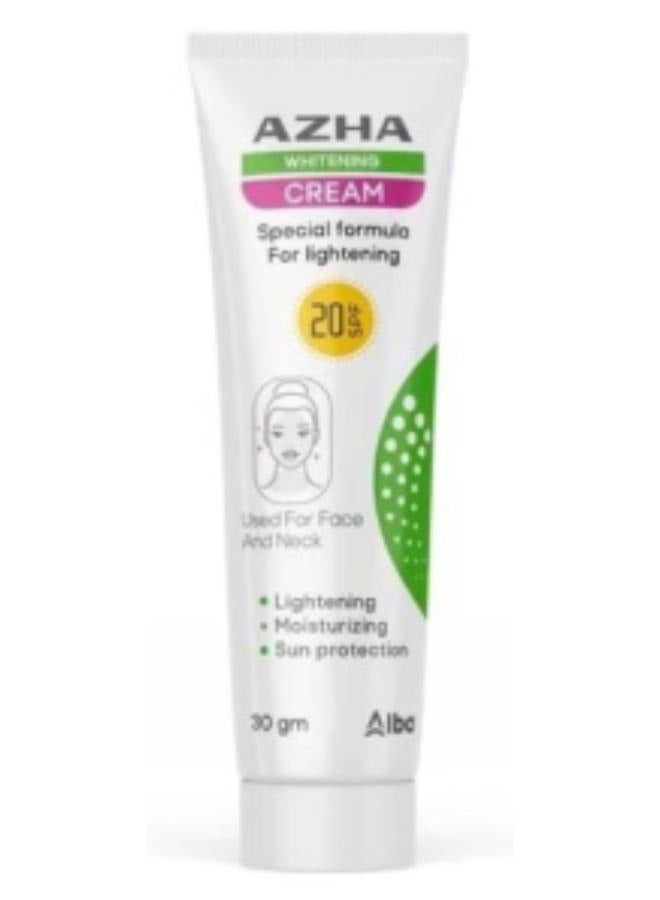 أزهى كريم تبييض بعامل حماية 20 من الشمس 30 جرام. - Image 1