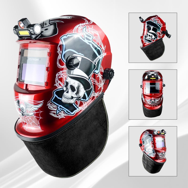 TRQWH Welding Helmet Bib Cover Extended Split Wrap-Around Helmet Back Cover with Press Fit Seal, for Most Welding Helmets (TRQ-Blackbib) - Image 2