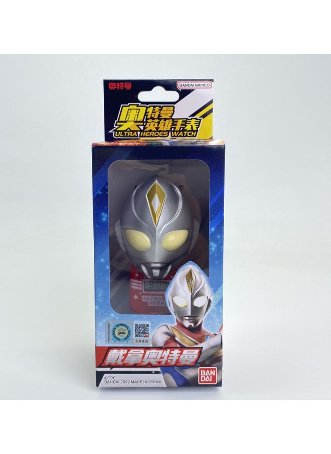 Generic - BANDAI BANDAI BANDAI Kate Liga DiGa Ultraman Hero Watch Timer Accessories Children Student Toys-Color:Dai Na Ultraman 22718 - Image 1