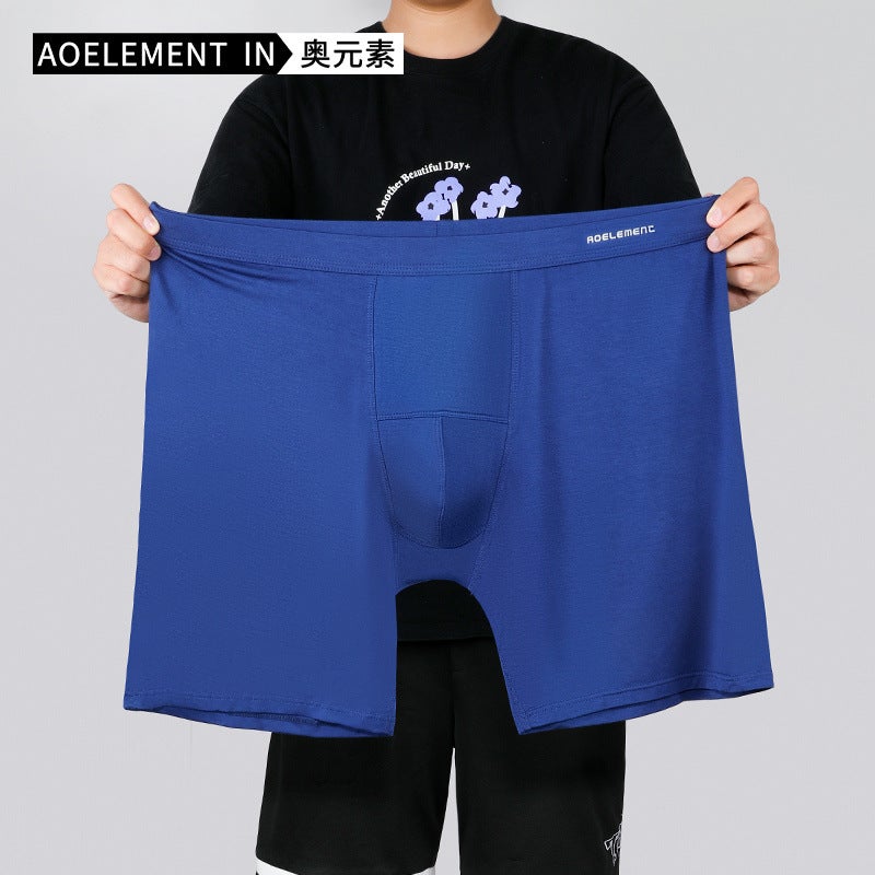 Men's Underwear, Large Size, Anti-Chafing, Sports, Extended Leg Length, Boxer Briefs, Running, Long Style, Four-Corner Shorts - Image 5