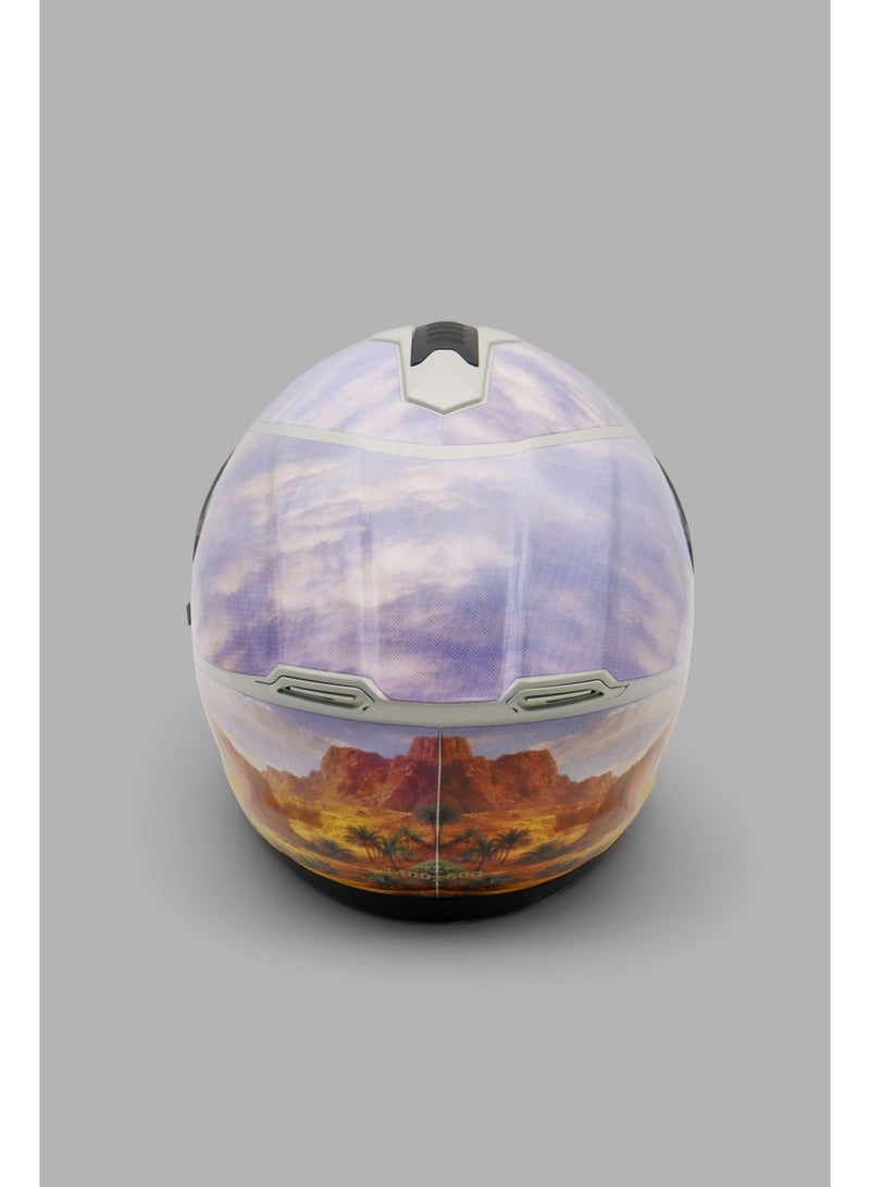 DX Alula Edition Helmet – Desert Art Full-Face Motorcycle Helmet - Image 4