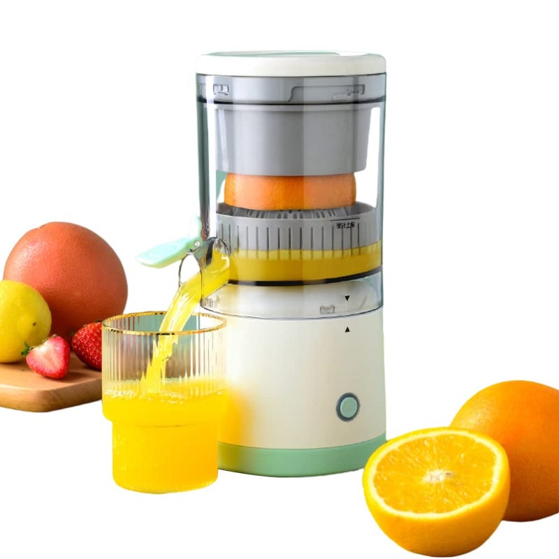 Electric Citrus Juicer Hands Free Rechargeable Easy to Clean for Oranges, Lemons, Grapefruit - Image 1