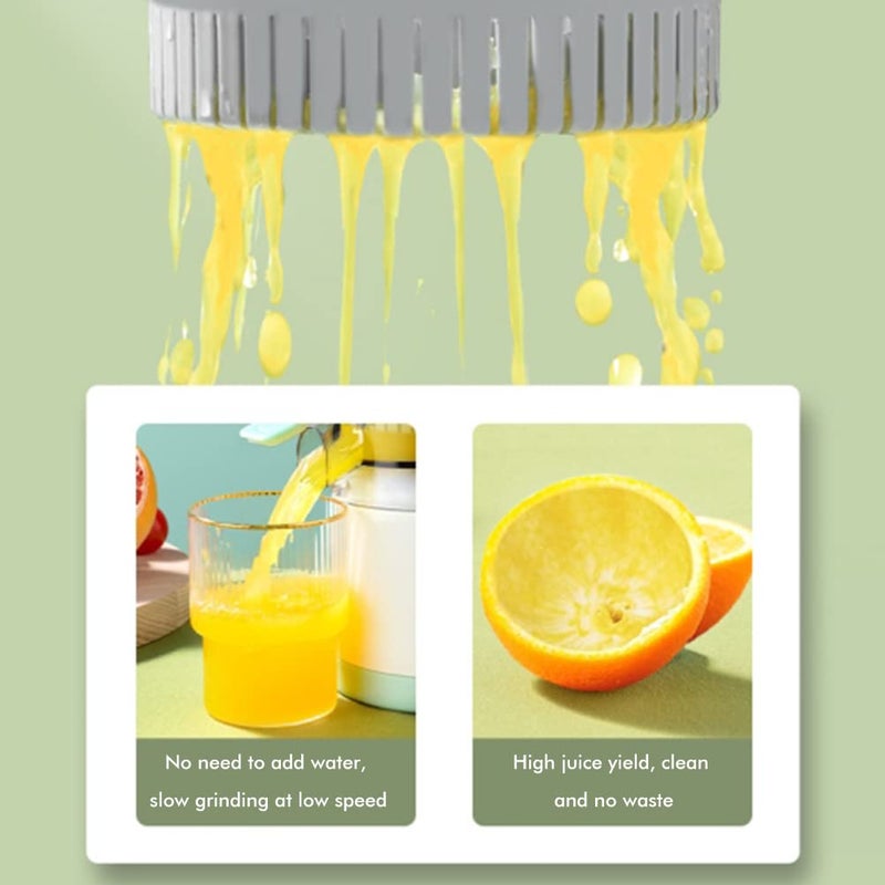 Electric Citrus Juicer Hands Free Rechargeable Easy to Clean for Oranges, Lemons, Grapefruit - Image 3