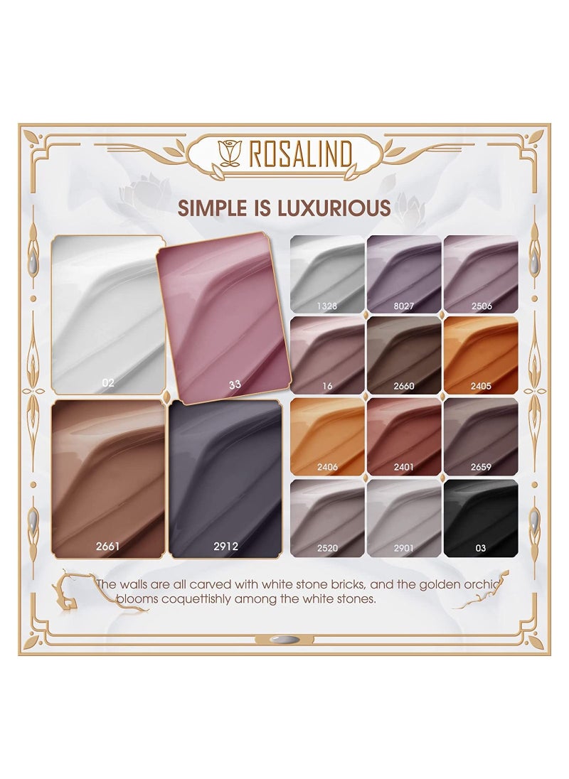 Rosalind ROSALIND 20PCS Gel Nail Polish Set  - Image 3