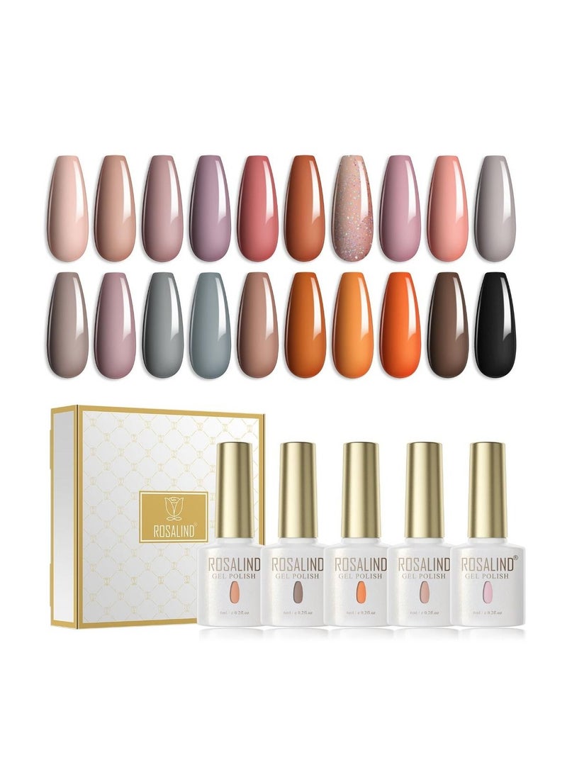 Rosalind ROSALIND 20PCS Gel Nail Polish Set  - Image 1