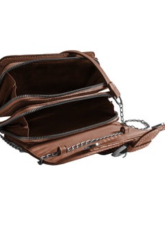 Generic Color-Block (405) Crossbody Bags for Women Leather Cross Body Purses Cute Designer Handbags Shoulder Bag Medium Size  - Image 3
