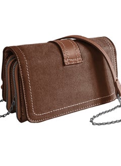 Generic Color-Block (405) Crossbody Bags for Women Leather Cross Body Purses Cute Designer Handbags Shoulder Bag Medium Size  - Image 2