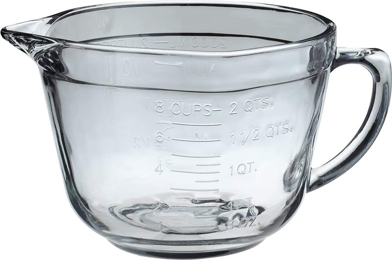 Anchor Hocking Batter Bowl, 2 Quart Glass Mixing Bowl - Image 4