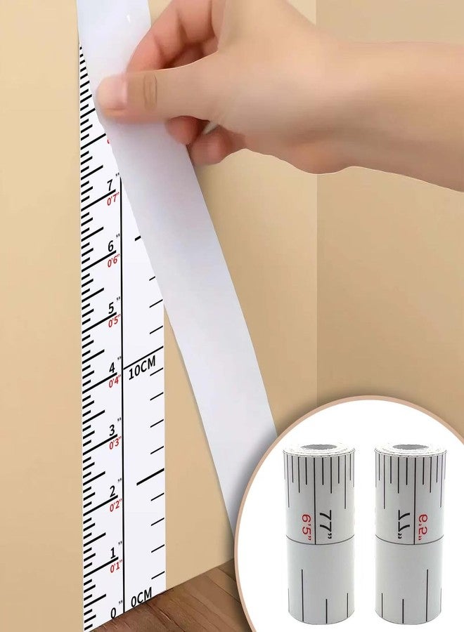 DSCMLIS 2Pack Height Indicator Tape Ruler, Growth Chart Wall, Children's Height Chart, Height Measurement for Living Room, Bedroom, Nursery Decor Room Walls - Image 3