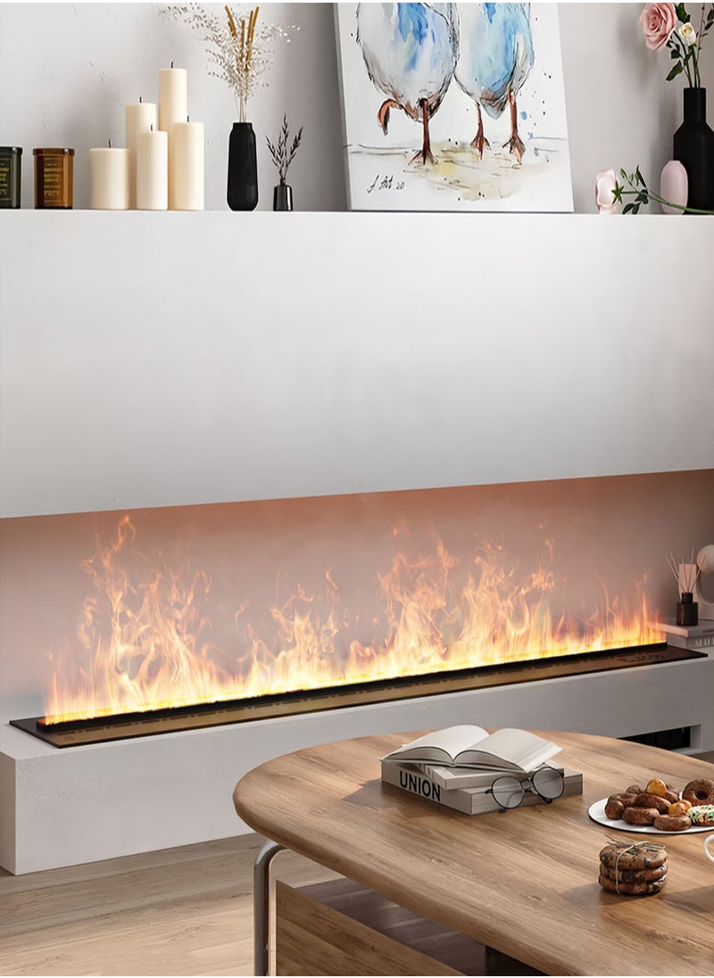 AFLYEVER Modern 3d flame steam fireplace remote control electric fireplace silent water mist electric decoration atomization fireplace  - Image 1