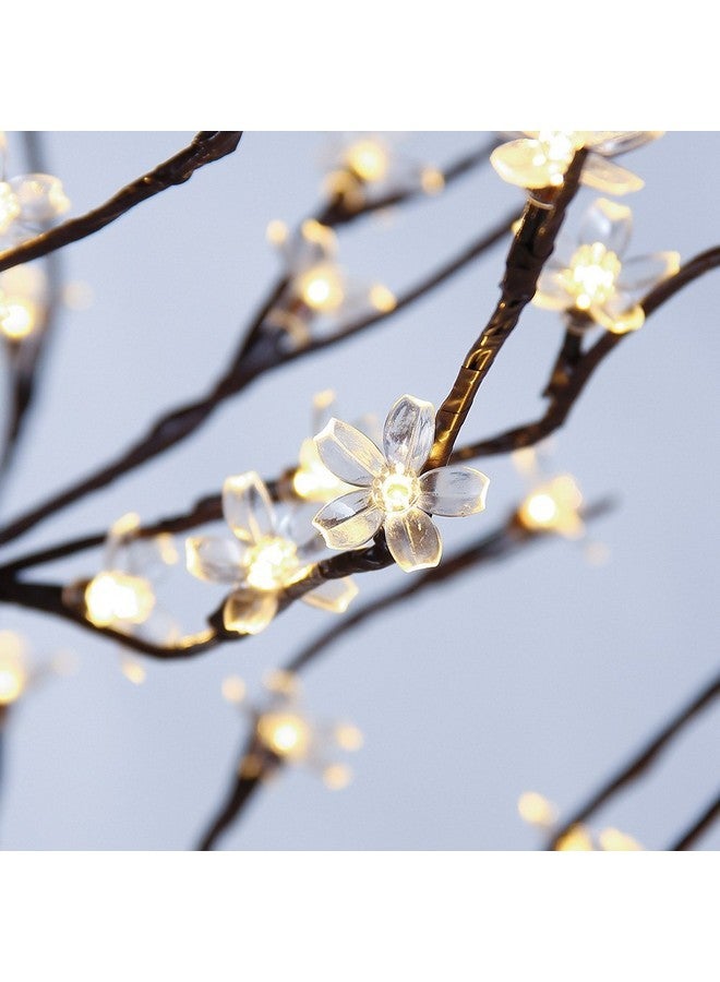 Lightshare Cherry Blossom Tree 5FT 128 LED Lighted Tree for Decoration Inside and Outside, Home Patio Wedding Festival Christmas Decor, Warm White - Image 3