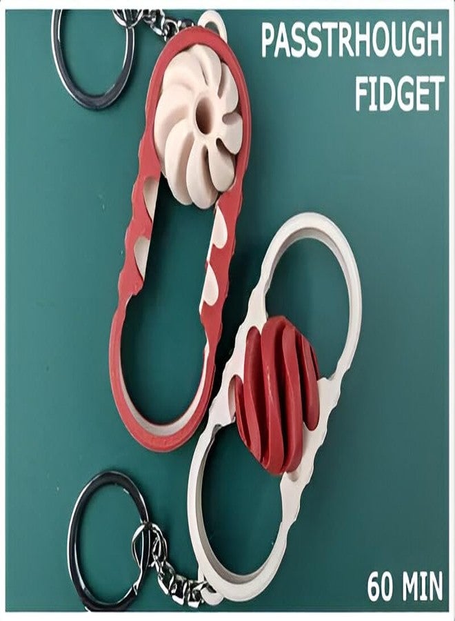 سلسلة مفاتيح فقاعية ثلاثية الأبعاد على شكل مكعبات، لعبة حسية لتخفيف التوتر، متعددة الألوان، عبوة من قطعتين، لعبة على شكل مجسم - Image 2