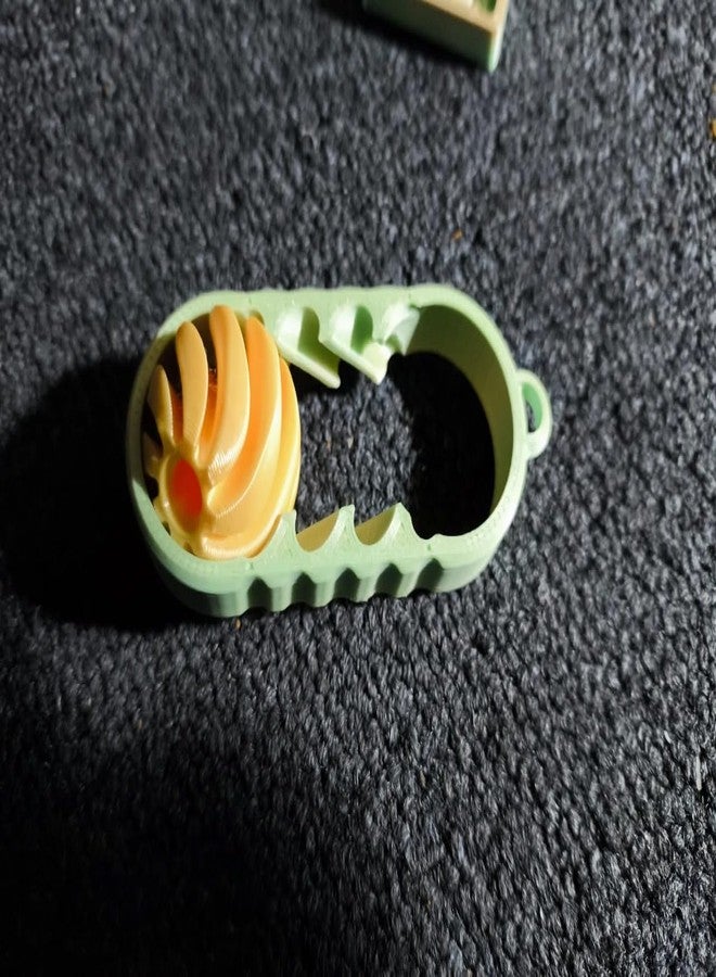 سلسلة مفاتيح فقاعية ثلاثية الأبعاد على شكل مكعبات، لعبة حسية لتخفيف التوتر، متعددة الألوان، عبوة من قطعتين، لعبة على شكل مجسم - Image 5