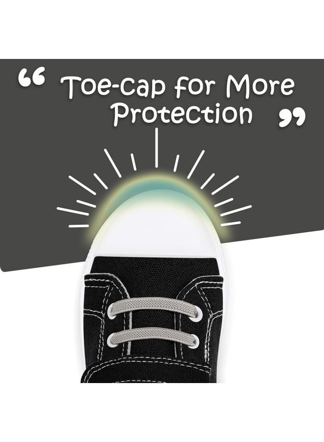 K KomForme Toddler Shoes Boys Girls Canvas Sneakers Size 4-13 A-Black - Image 4