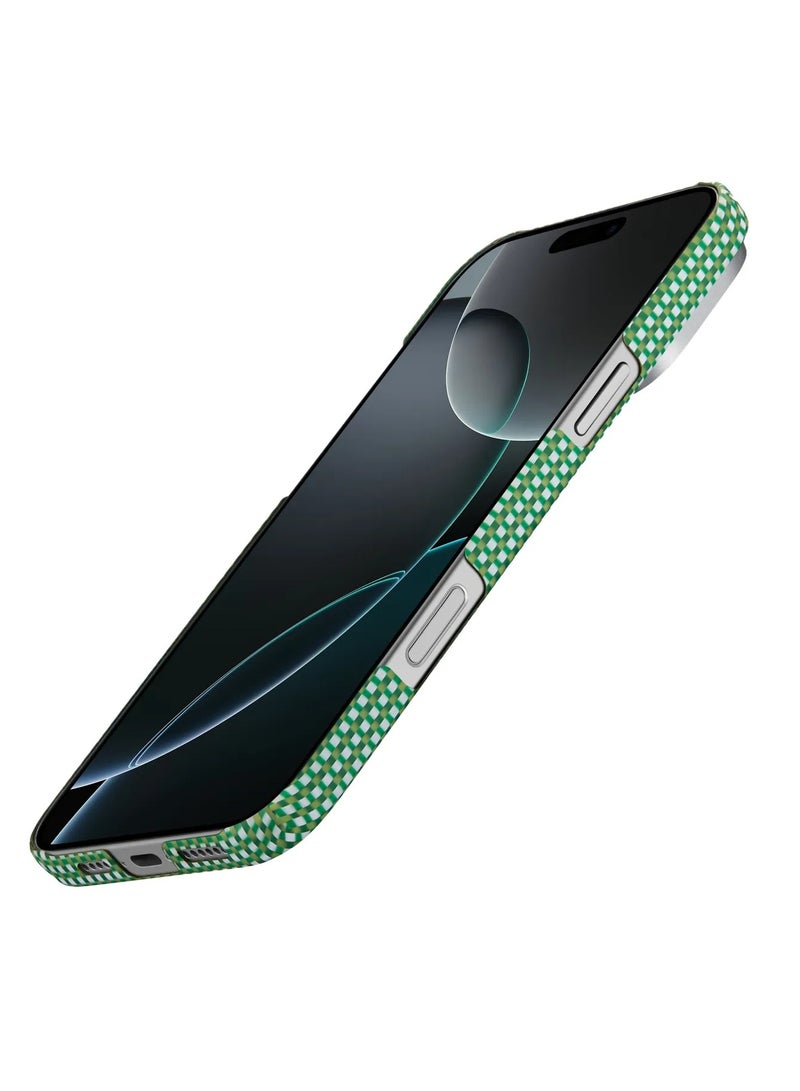 iPhone 16 Pro Max Ultra Slim Case / MagSafe Compatible / 3D Grip Textured / Raised Camera Lip / Drop and Damage Protection - Forest Green