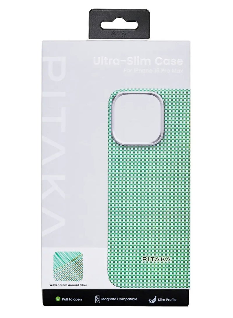 iPhone 16 Pro Max Ultra Slim Case / MagSafe Compatible / 3D Grip Textured / Raised Camera Lip / Drop and Damage Protection - Forest Green