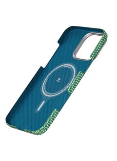 PITAKA iPhone 16 Pro Max Ultra Slim Case / MagSafe Compatible / 3D Grip Textured / Raised Camera Lip / Drop and Damage Protection - Forest Green  - Image 2
