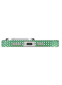 PITAKA iPhone 16 Pro Max Ultra Slim Case / MagSafe Compatible / 3D Grip Textured / Raised Camera Lip / Drop and Damage Protection - Forest Green  - Image 5