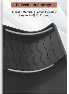 Generic Silicone Coffee Mat with Raised Edges, 61 x 40cm Anti-Slip Coffee Maker Mat for Countertops, Multi-Use Coffee Bar Mat, Dish Drying Mat for Kitchen Cortopsunte,Coffee Bar Accessories,Removable Tray  - Image 5