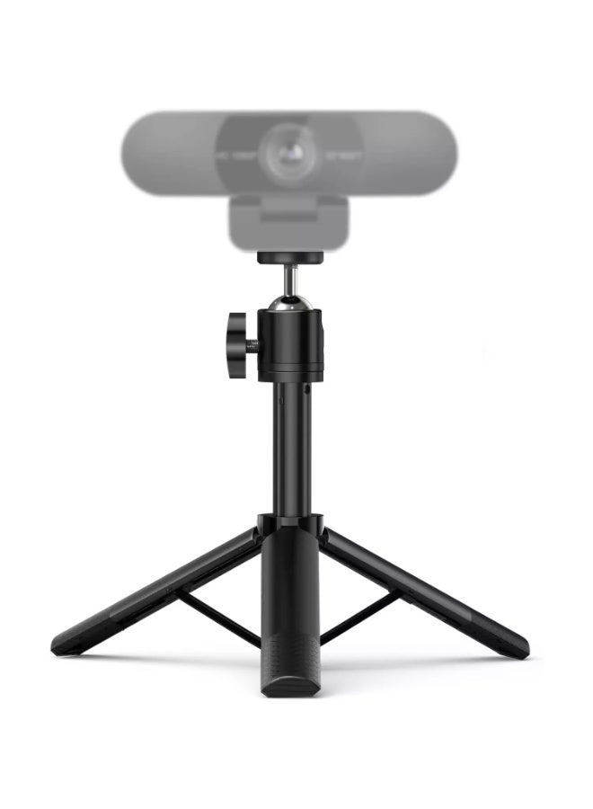 eMeet Webcam Tripod, Professional Webcam Mini Tripod, Adjustable Heights with 360° Swivel Head, Portable&Lightweight, Stable Use, Universal Compatible for Most Webcams/Phones/GoPros/Mirrorless Cameras - Image 2