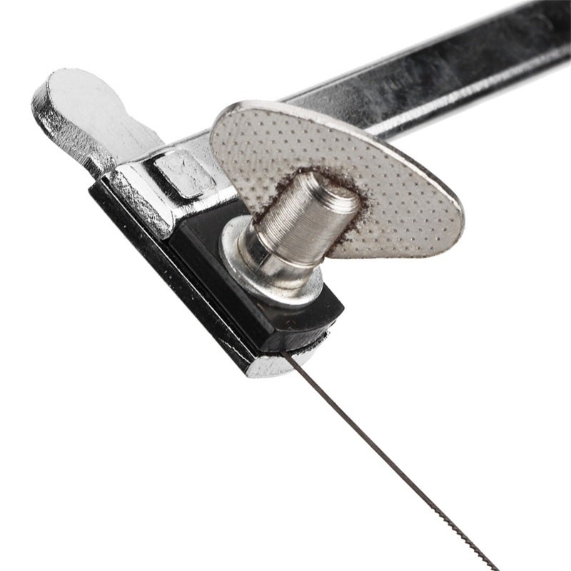 Portable Saw Bow 12 Sturdy Incisive Blades Ergonomic U Shaped Handle - Curve Shape Cutting Jewelry Crafting Tool for DIY Jewelry Processing - Image 4