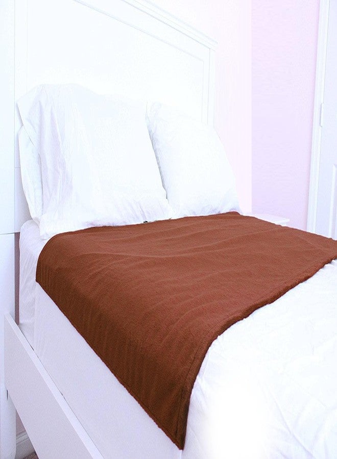 Cycleliners - Sleep with confidence Cycleliners Period Bed Sheets Protector - Waterproof, Leakproof, Reusable, and Washable Menstrual Bed Pad Cover (Brown, King) - Image 1